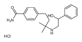 4-[3-[(2-hydroxy-2-phenylethyl)amino]-3-methylbutyl]benzamide,hydrochloride结构式