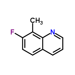 7-Fluoro-8-methylquinoline结构式