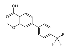 2-methoxy-4-[4-(trifluoromethyl)phenyl]benzoic acid Structure