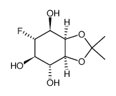 (3aα,4α,5β,6α,7β,7aα)-6-fluorohexahydro-2,2-dimethylbenzo(d)-1,3(2H)-dioxol-4,5,7-triol Structure