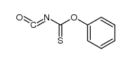 thiocarbonisocyanatidic acid O-phenyl ester结构式