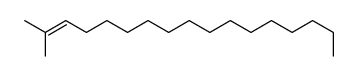 2-methylheptadec-2-ene Structure