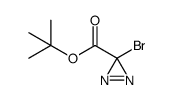 tert-butyl 3-bromodiazirine-3-carboxylate结构式