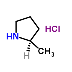 (R)-2-甲基吡咯烷盐酸盐结构式