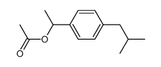 Benzenemethanol,-alpha--methyl-4-(2-methylpropyl)-, acetate (9CI)结构式