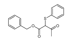 benzyl 2-(phenylthio)-3-oxobutyrate结构式