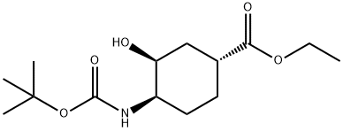 (1R,3S,4R)-4-(Boc-amino)-3-hydroxy-cyclohexane-carboxylic acid ethyl ester picture