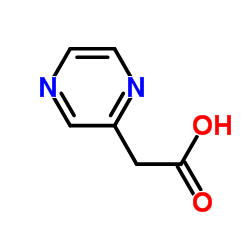 2-Pyrazinylacetic acid Structure