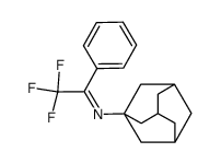 N-(adamantan-1-yl)-2,2,2-trifluoro-1-phenylethan-1-imine结构式