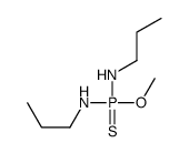 N-[methoxy(propylamino)phosphinothioyl]propan-1-amine结构式