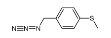 p-methylthiobenzyl azide结构式