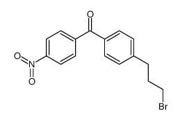 [4-(3-bromopropyl)phenyl]-(4-nitrophenyl)methanone Structure