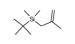 (2-methylallyl)tertiobutyl-dimethylsilane Structure