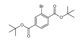 di-tert-butyl 2-bromoterephthalate Structure