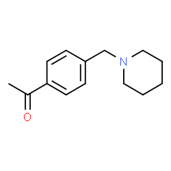1-(4-PIPERIDIN-1-YLMETHYL-PHENYL)-ETHANONE结构式