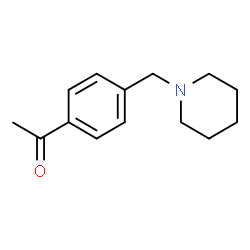 1-(4-PIPERIDIN-1-YLMETHYL-PHENYL)-ETHANONE Structure