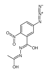 N-5-azido-2-nitrobenzoylaminoacetamidate structure