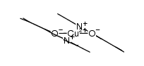 bis(1-(tert-butylimino)-3-methylbut-2-en-2-olate)copper(II) Structure