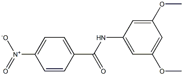 N-(3,5-DiMethoxyphenyl)-4-nitrobenzaMide Structure