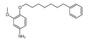 3-methoxy-4-(7-phenylheptoxy)aniline结构式