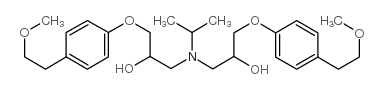 1-[[2-hydroxy-3-[4-(2-methoxyethyl)phenoxy]propyl]-propan-2-ylamino]-3-[4-(2-methoxyethyl)phenoxy]propan-2-ol Structure