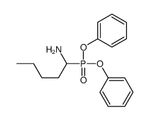 1-diphenoxyphosphorylpentan-1-amine结构式