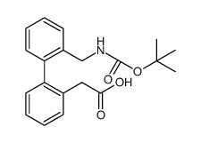 2-(2-(((Tert-Butoxycarbonyl)Amino)Methyl)-[1,1-Biphenyl]-2-Yl)Acetic Acid structure