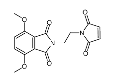 N-(2-maleimidoethyl)-3,6-dimethoxyphthalimide结构式