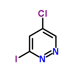 5-Chloro-3-iodopyridazine结构式