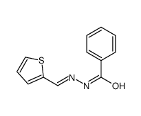 N-[(E)-thiophen-2-ylmethylideneamino]benzamide结构式