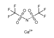 Calcium bis(trifluoromethylsulfonyl)imide structure