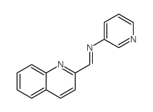 3-Pyridinamine,N-(2-quinolinylmethylene)- structure