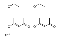 diethoxybis(pentane-2,4-dionato-O,O')titanium结构式