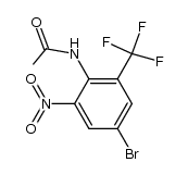 N-(4-bromo-2-nitro-6-trifluoromethyl-phenyl)-acetamide Structure