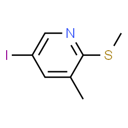 5-Iodo-3-methyl-2-(methylthio)pyridine结构式