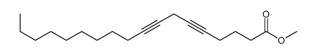 5,8-Octadecadiynoic acid methyl ester结构式