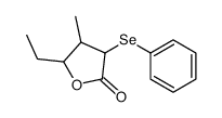 5-ethyl-4-methyl-3-phenylselanyloxolan-2-one结构式