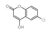 6-chloro-4-hydroxycoumarin structure