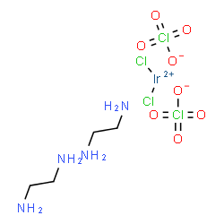 dichlorobis(ethylenediamine)iridium perchlorate结构式