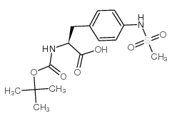 2-((叔丁氧基羰基)氨基)-3-(4-(甲基磺酰胺基)苯基)丙酸图片