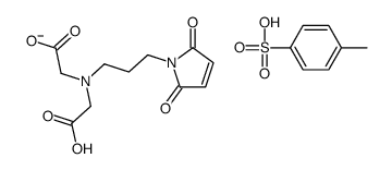 N-(carboxymethyl)-N-[3-(2,5-dihydro-2,5-dioxo-1H-pyrrol-1-yl)propyl]-mono(4-meth Structure