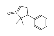 5,5-二甲基-4-苯基-1-吡咯啉-N-氧化物结构式