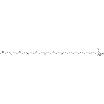 m-PEG8-(CH2)12-phosphonic acid Structure