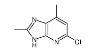 5-chloro-2,7-dimethyl-1H-imidazo[4,5-b]pyridine结构式