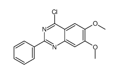 4-Chloro-6,7-dimethoxy-2-phenylquinazoline structure