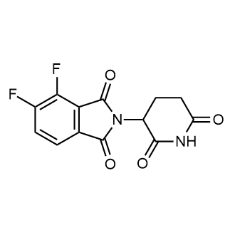 2-(2,6-二氧哌啶-3-基)-4,5-二氟吲哚-1,3-二酮结构式