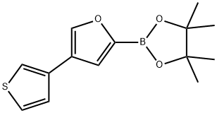 4-(3-Thienyl)furan-2-boronic acid pinacol ester Structure