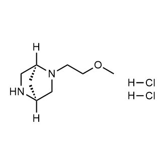 (1S,4S)-2-(2-甲氧基乙基)-2,5-二氮杂双环[2.2.1]庚烷二盐酸盐结构式