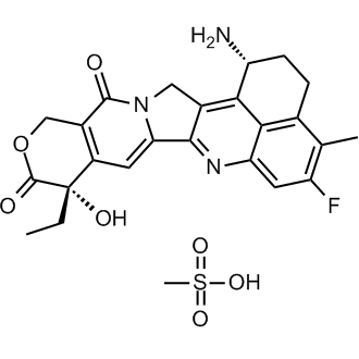 (1R,9S)-Exatecan (mesylate) Structure