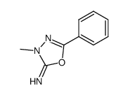 3-methyl-5-phenyl-1,3,4-oxadiazol-2(3H)-imine Structure